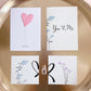 Mr &amp; Mr Premium Wedding Gift Set "Happy Hearts" with Contents - 7 pieces