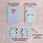 Mr &amp; Mr Premium Wedding Gift Set "Happy Hearts" with Contents - 7 pieces